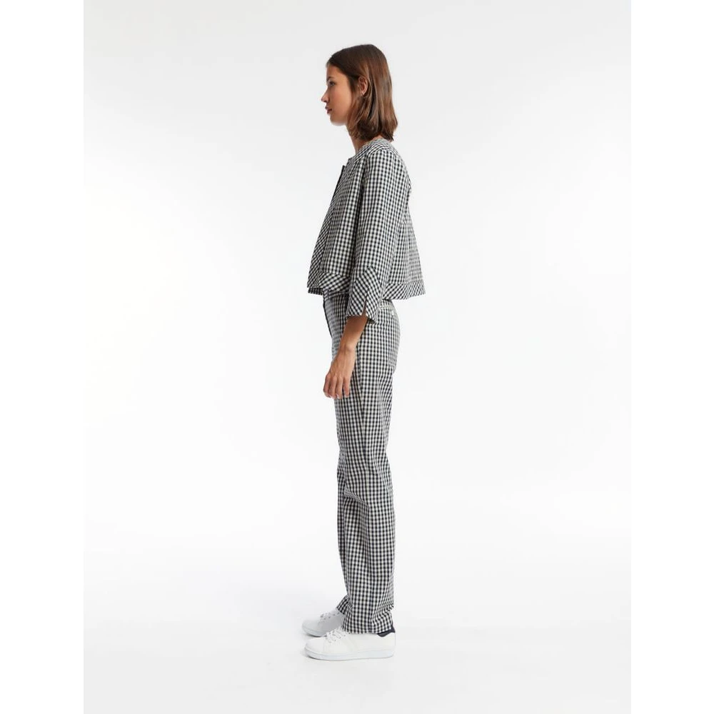 Ines De La Fressange Paris Charlus Vichy jas Black Dames