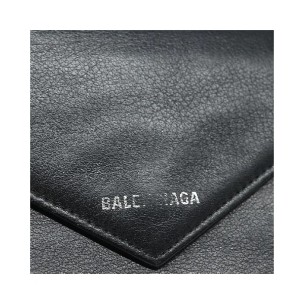 Balenciaga Vintage Pre-owned Leather wallets Black Dames
