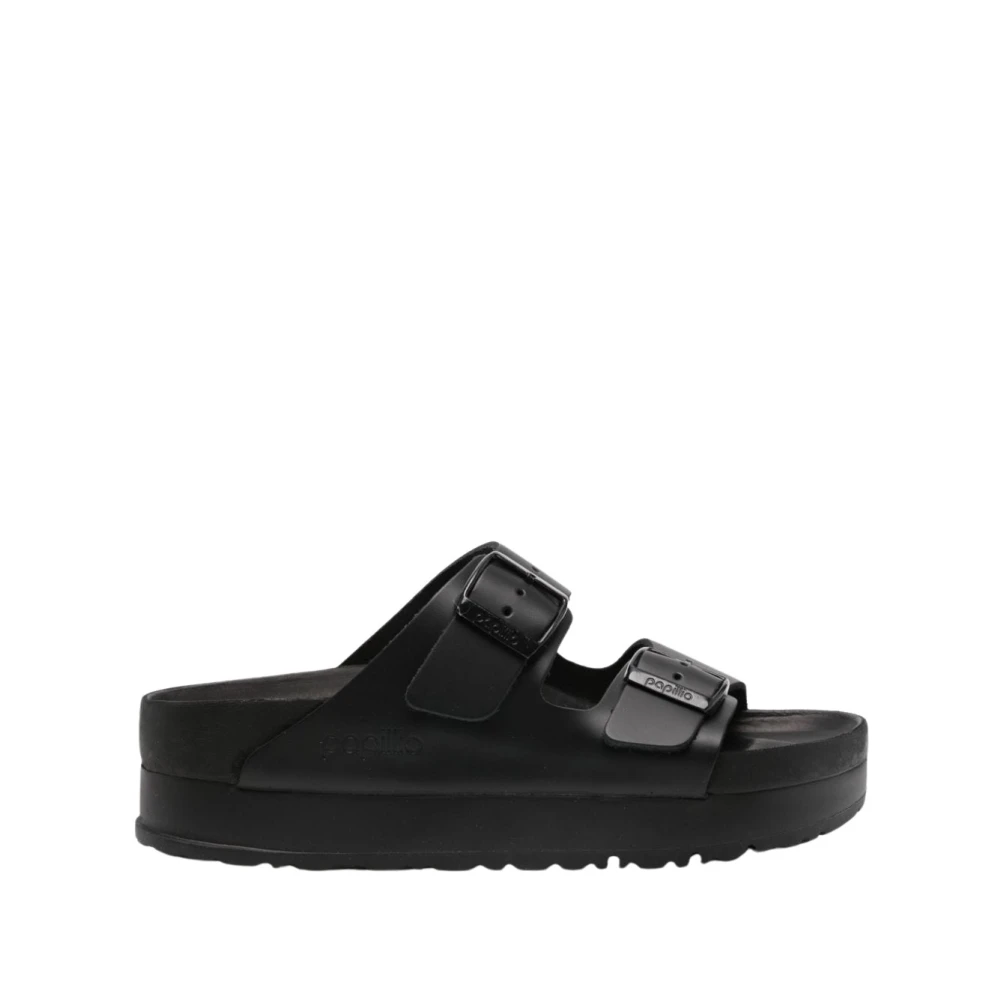 Birkenstock Plattformsandaler Black, Dam