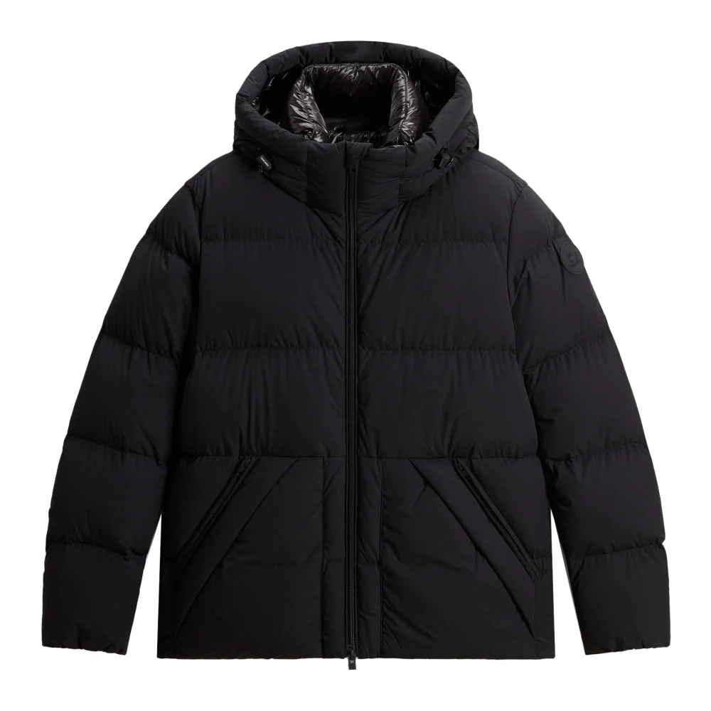 Woolrich Zwarte Donsjas Sierra Supreme Black Heren