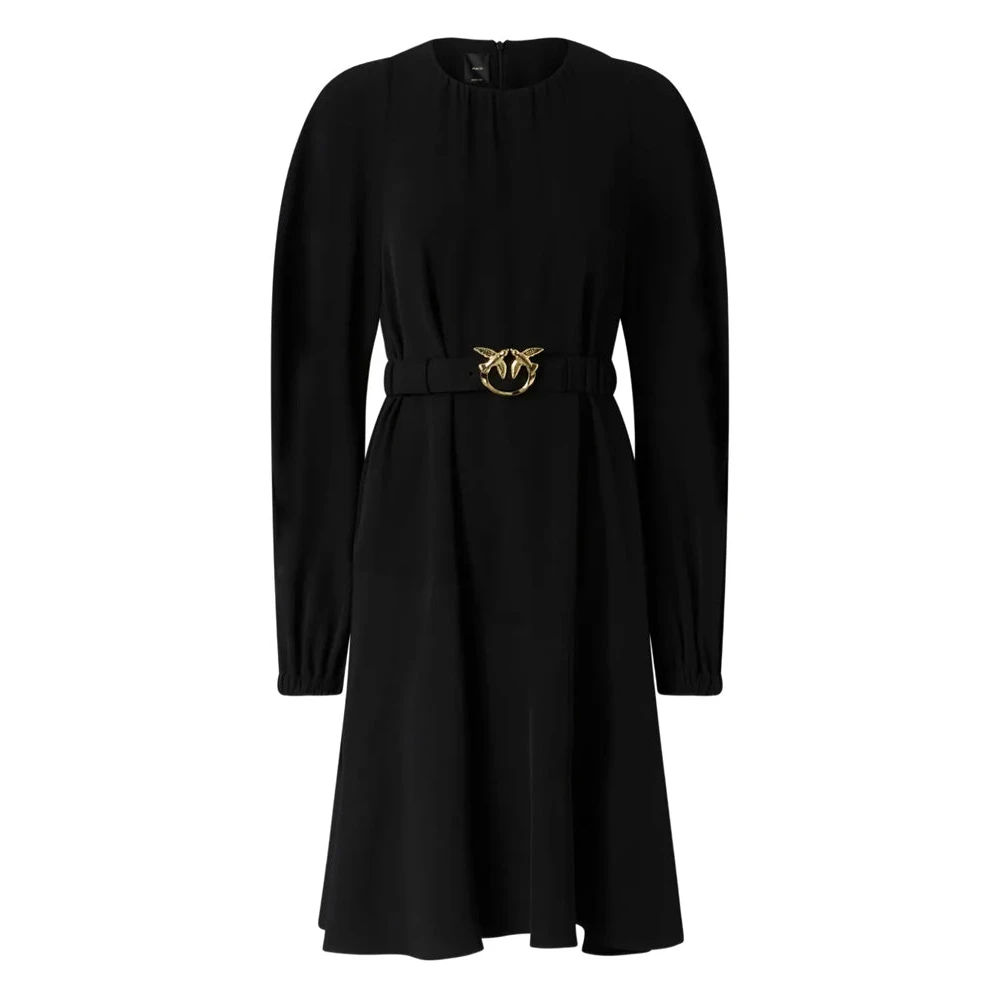 Pinko Women's Black Midi Dresses, Xs, Agrodolce Dress