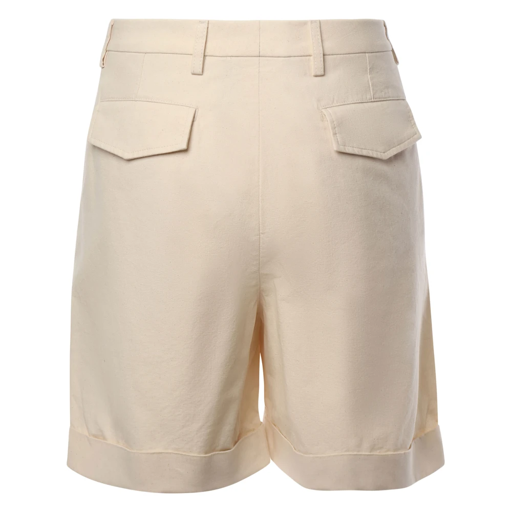 Valentino Garavani Beige Denim Bermuda Shorts Beige Heren