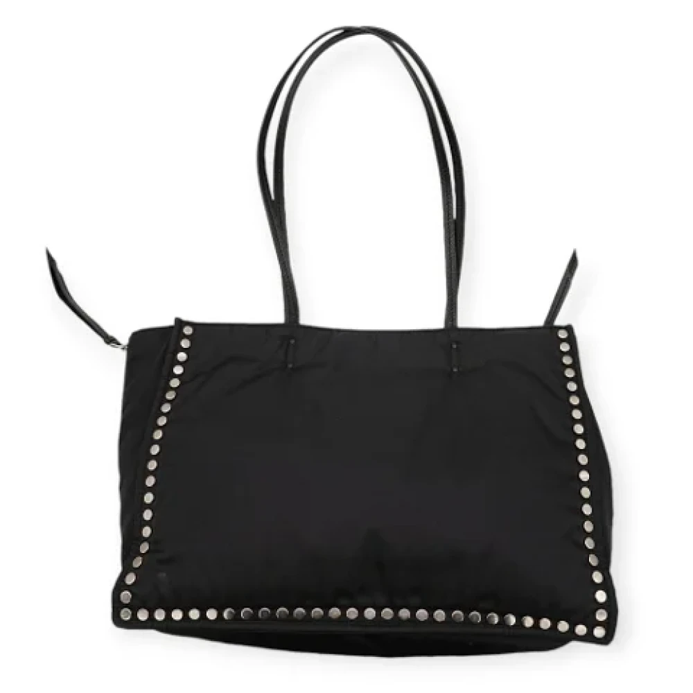 Prada Vintage Pre-owned Nylon prada-bags Black Dames
