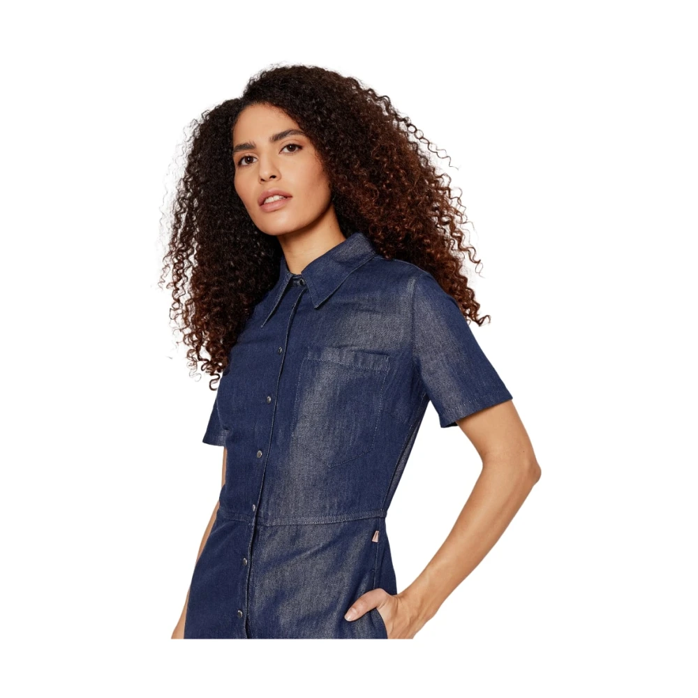 Trussardi Korte Jurk Blue Dames