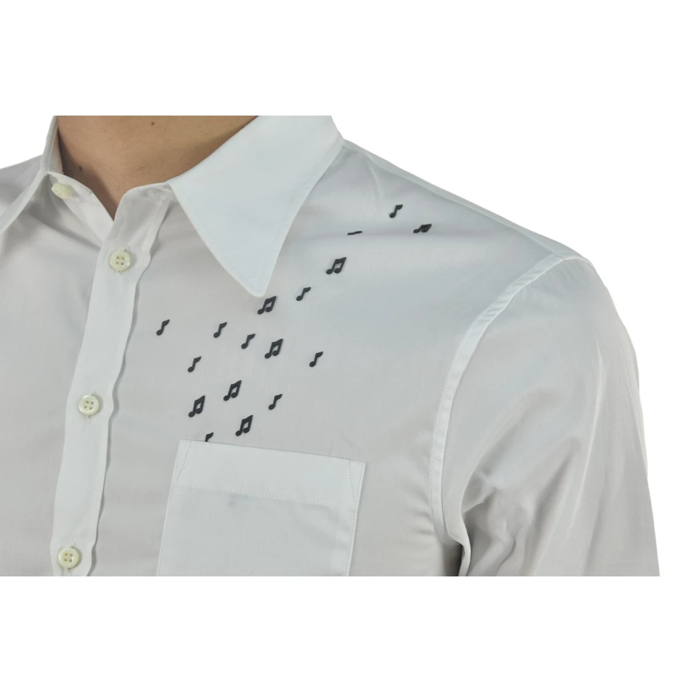 Dsquared2 Elegante Witte Heren Logo Shirt Mod.S74DL0649S36275961 White Heren