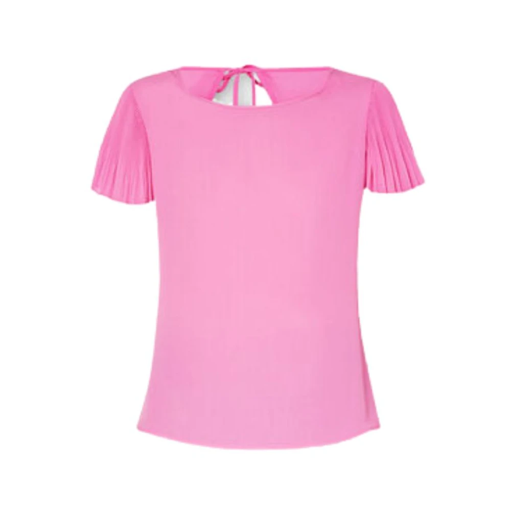 Liu Jo Kvinno Rosa Topp, Dam,, Stilfull Top Ts Nav Små