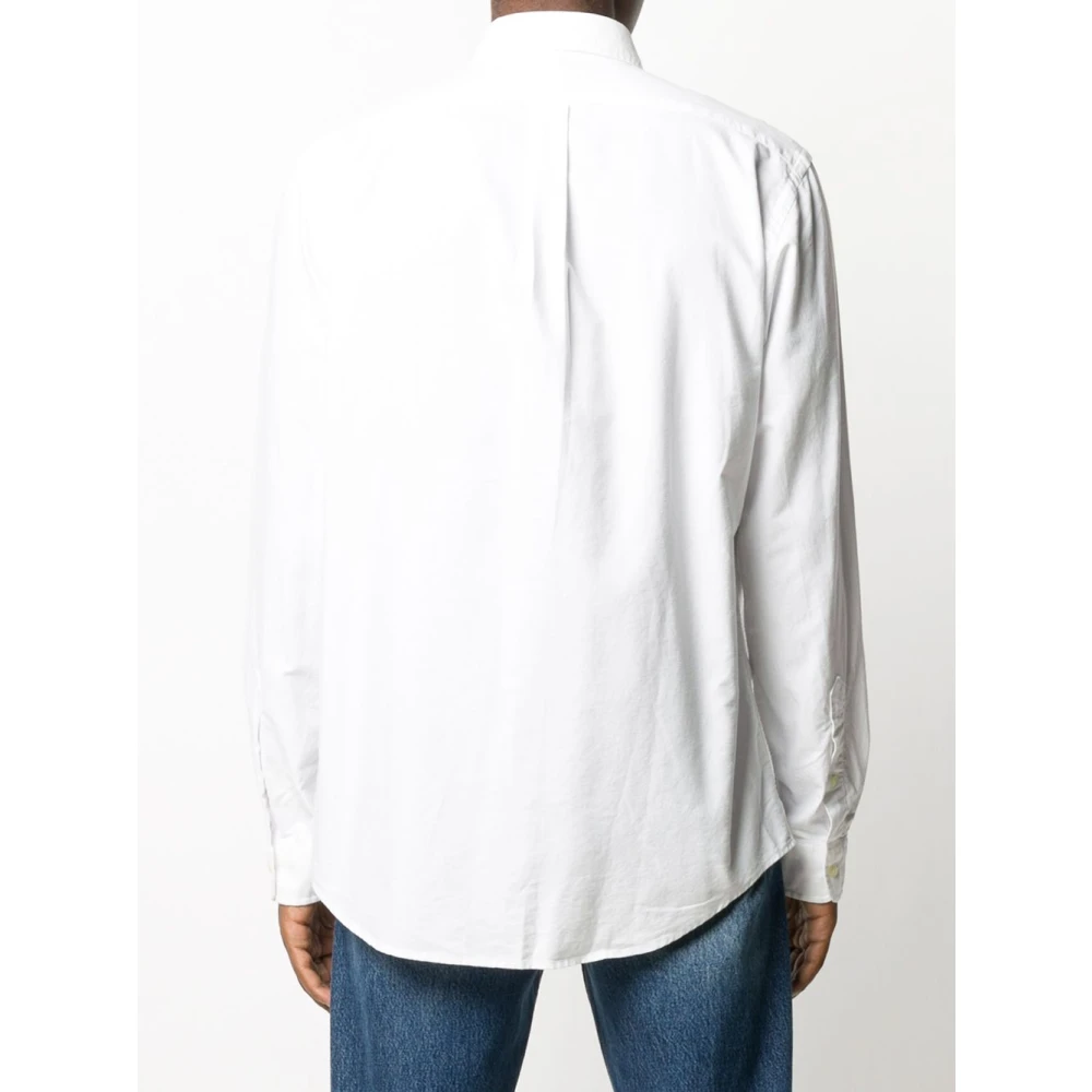 Polo Ralph Lauren Witte Katoenen Overhemden Aw23 White Heren