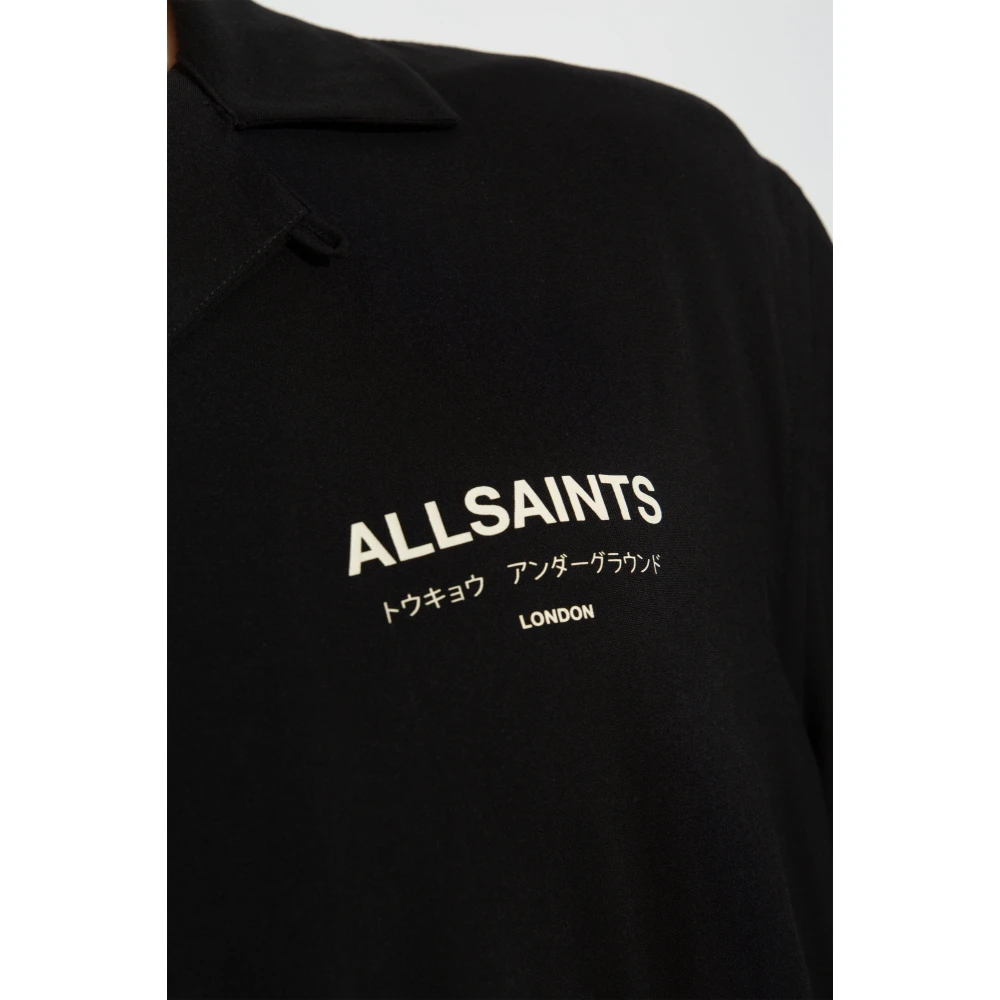 AllSaints Underground Shirt Black Heren