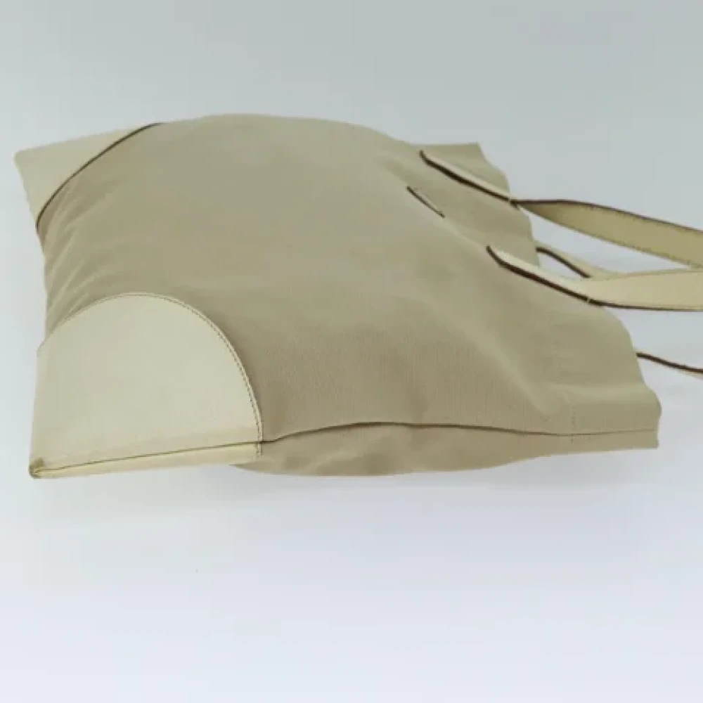 Prada Vintage Pre-owned Canvas totes Beige Dames