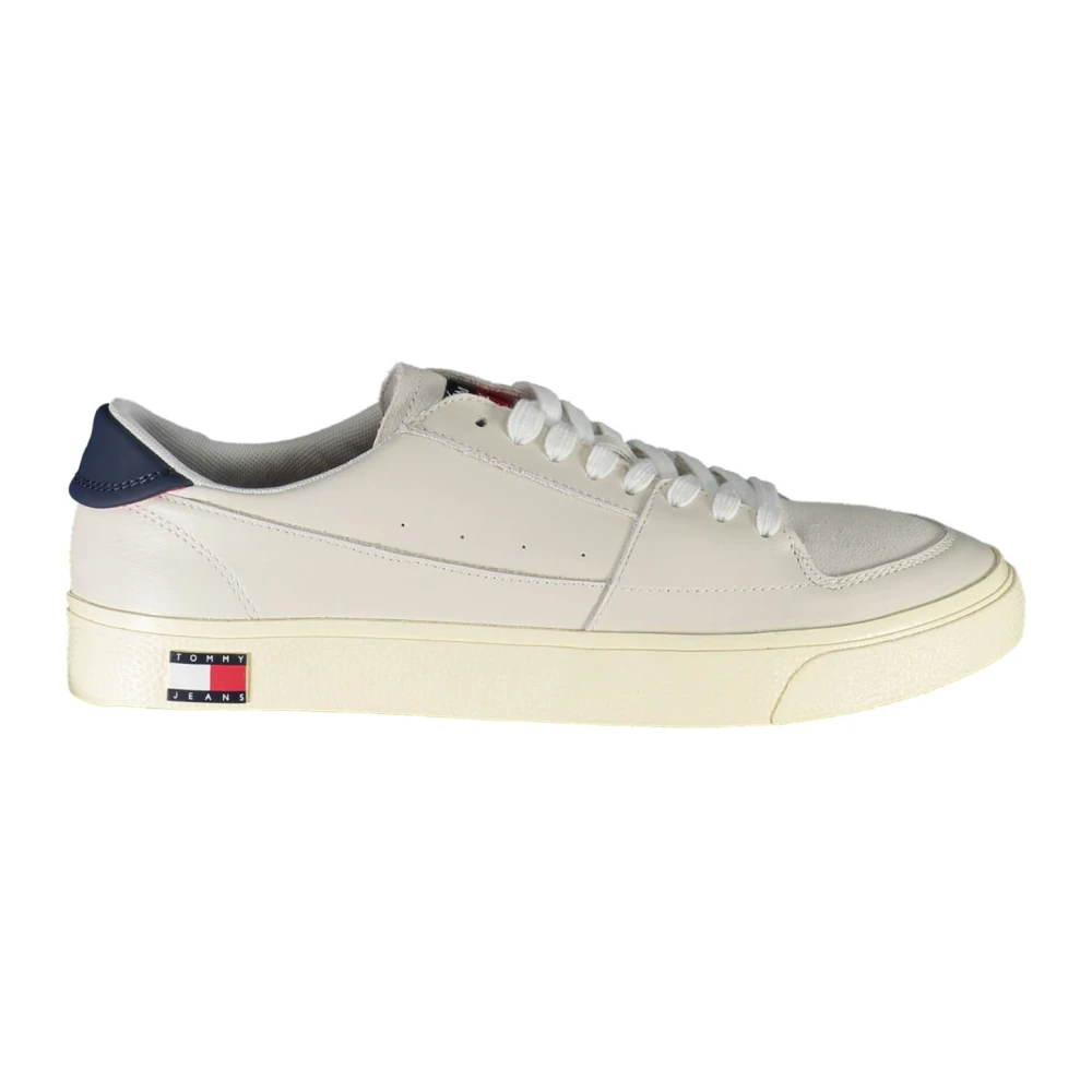 Tommy Hilfiger Men's White Sneakers, 11 Uk, Shoes