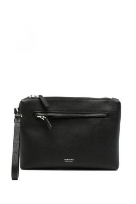 Zip Metal Leather Bag