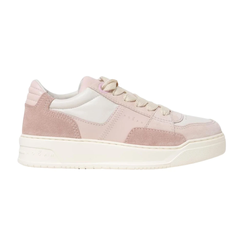 Hogan Women's Pink Interactive Sneakers