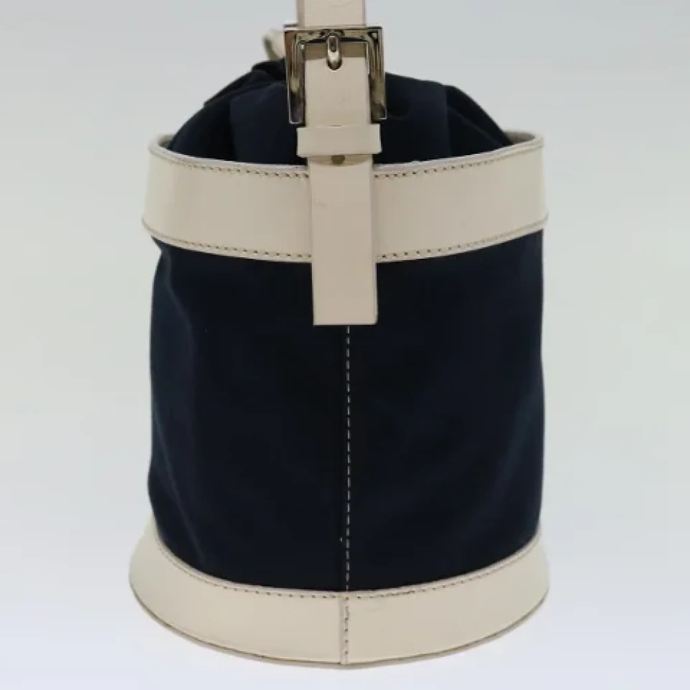 Fendi Vintage Pre-owned Canvas handbags Blue Unisex