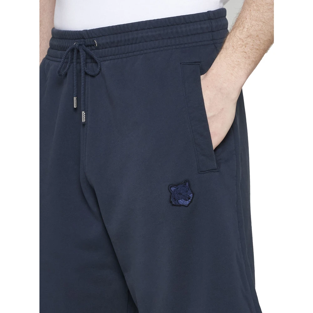 Maison Kitsuné Stijlvolle Shorts voor Mannen Blue Heren