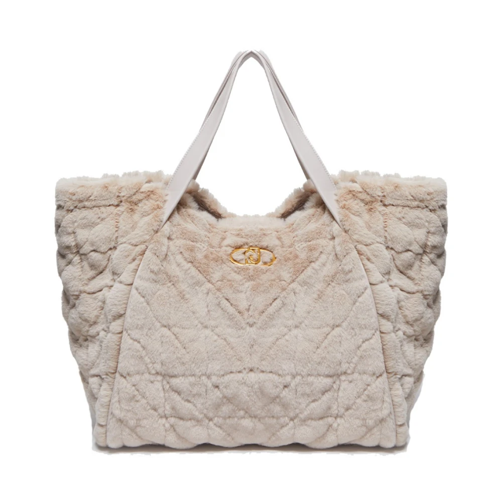 Liu Jo Stijlvolle Shopping Tote Tas Beige Dames
