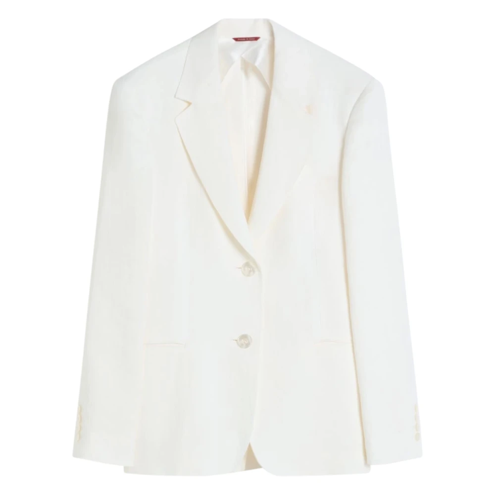 Max Mara Women's White Blazers, L, Bello Blazer