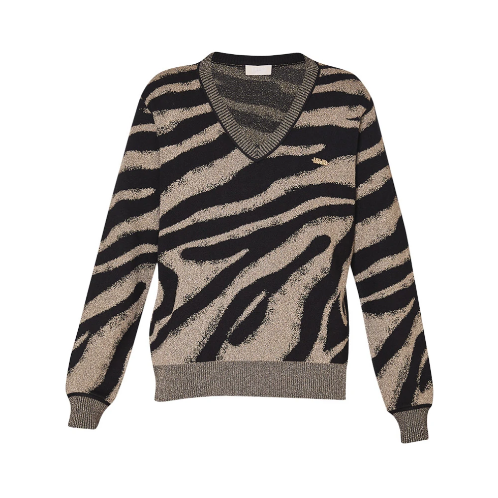 Liu Jo Trendy Sweater Zwart Multicolor Dames