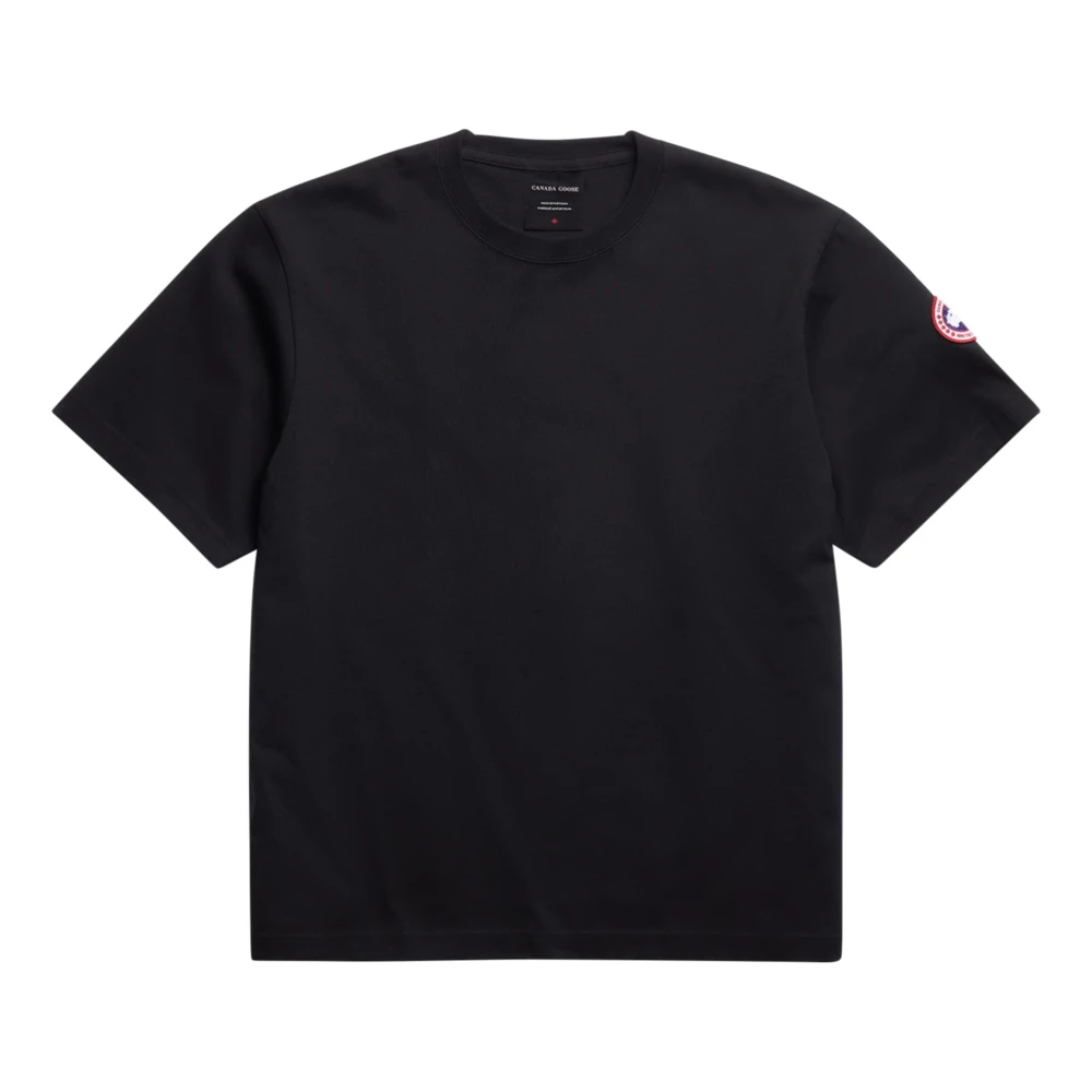 Canada Goose Men's Black T-Shirts, M, Novo T-Shirt