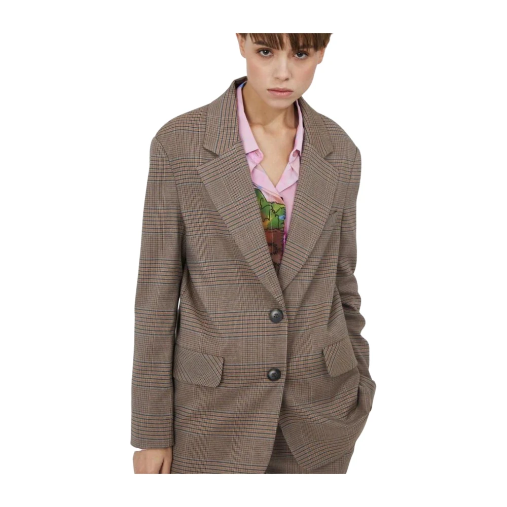 Silvian Heach Donna Marrone Giacche, L, New,