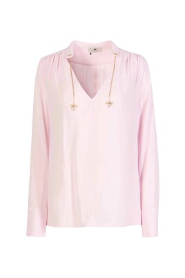 georgette-v-neck-blouse-with-bell-sleeves