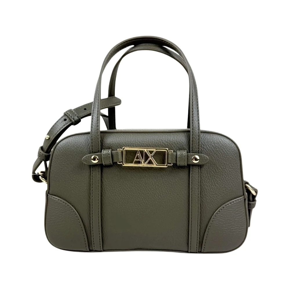 Armani Exchange Women's Green Handbags, One Size, Polly Bauletto S