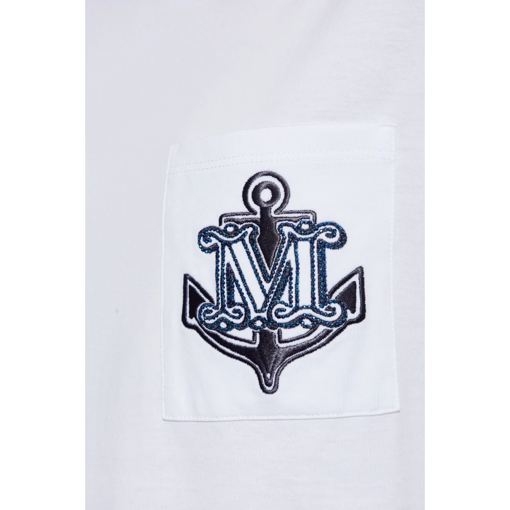 Max Mara T-shirt met zak White Dames