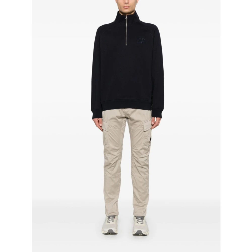 C.P. Company Cargo broek met bril detail Green Heren