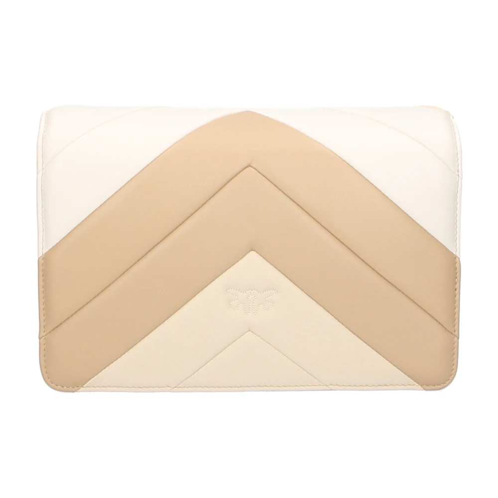 pinko Multicolor Love Bag Click Schoudertas Beige Dames