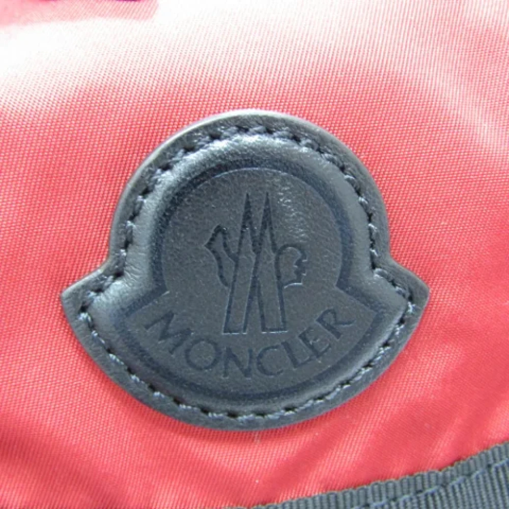 Moncler Pre-owned Canvas backpacks Red Dames