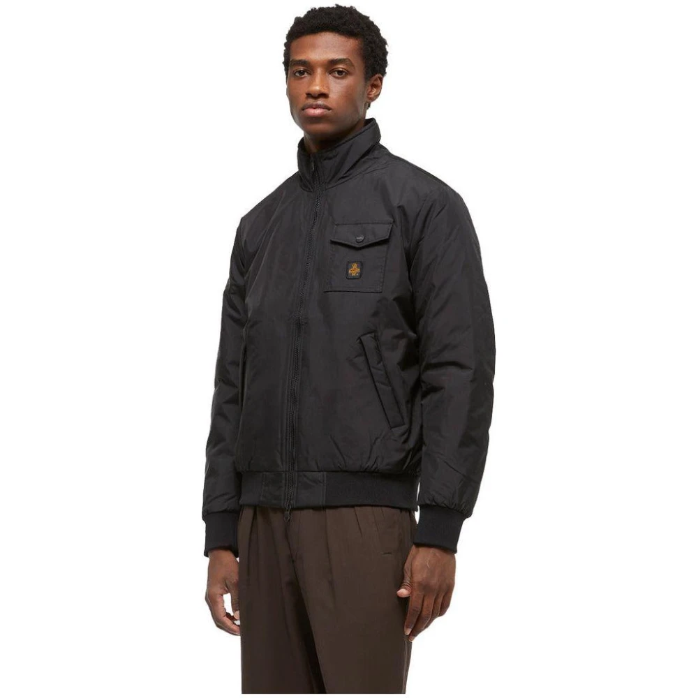 RefrigiWear Winter Bomberjack Nylon Vulling Black Heren