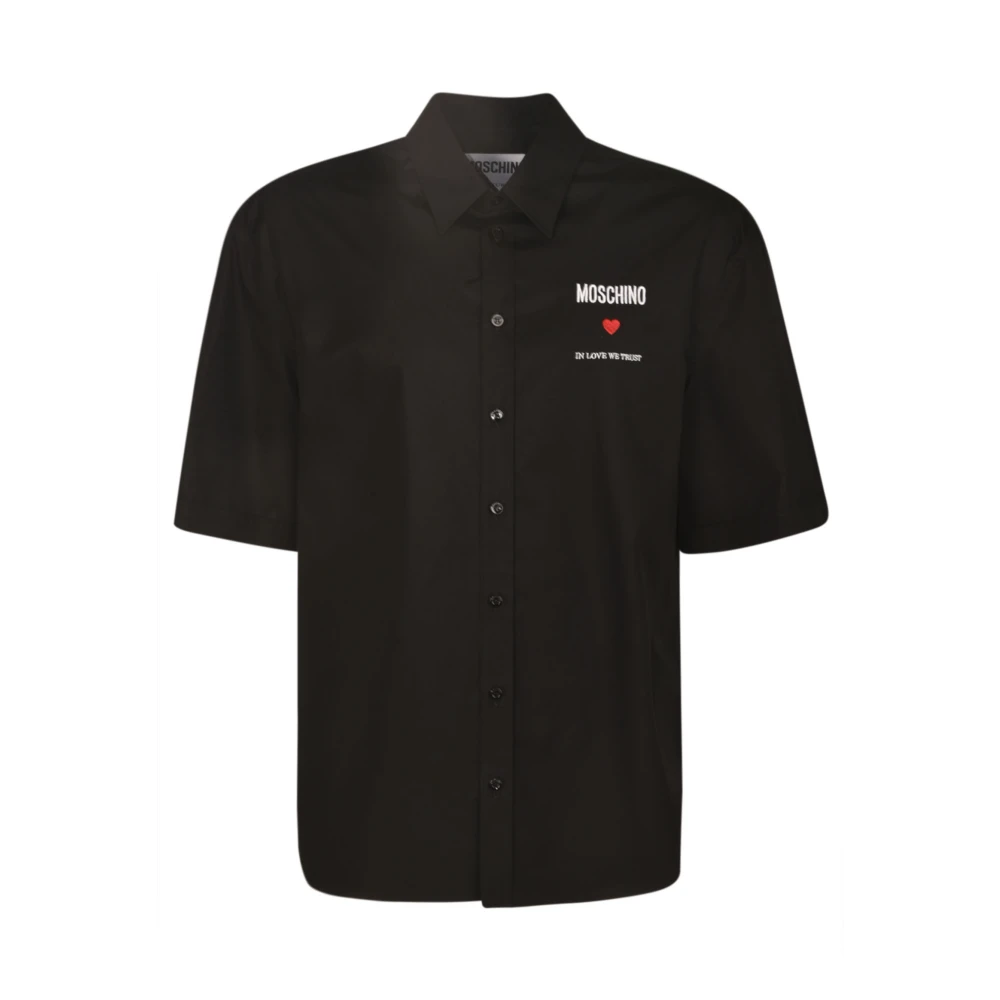 Moschino Short Sleeve Shirts Black Heren