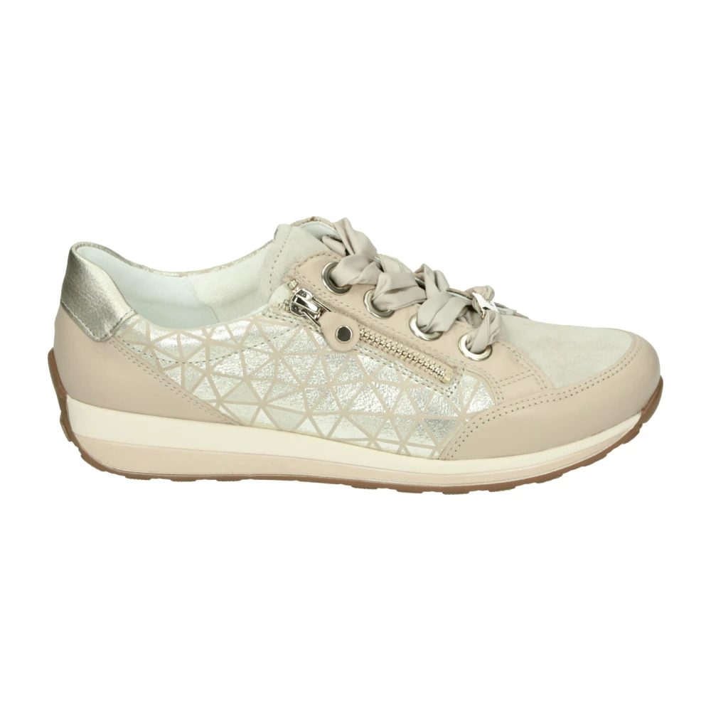 ara Sportieve Lage Damesschoenen Dames Schoenen Beige