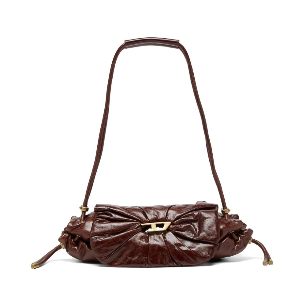 Diesel , Shoulder Bags, Female, Red, One Size, Flap Shoulder Bag