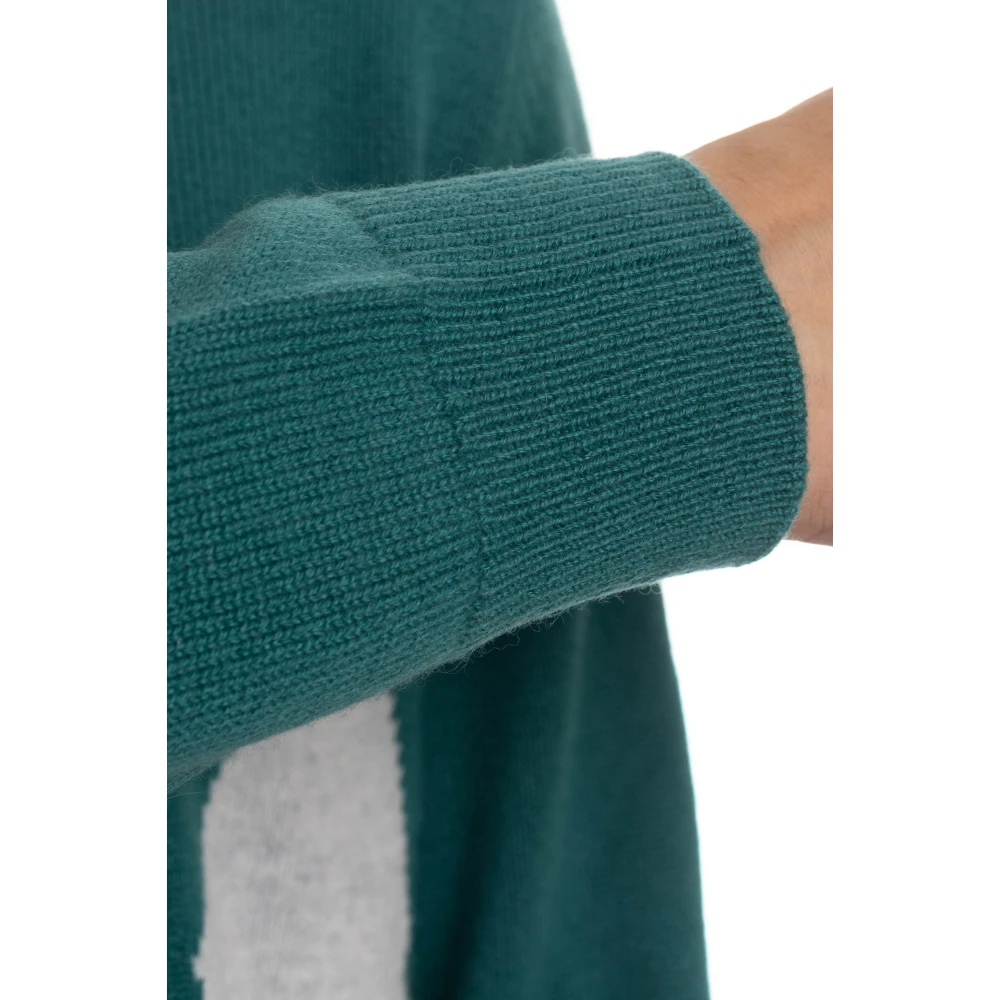 Ballantyne Groene Classic Diamond Trui Green Heren