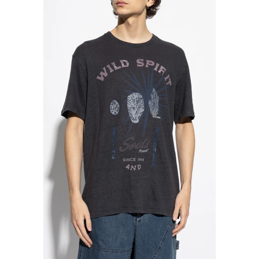 Isabel marant Linnen T-shirt Honore Blue Heren