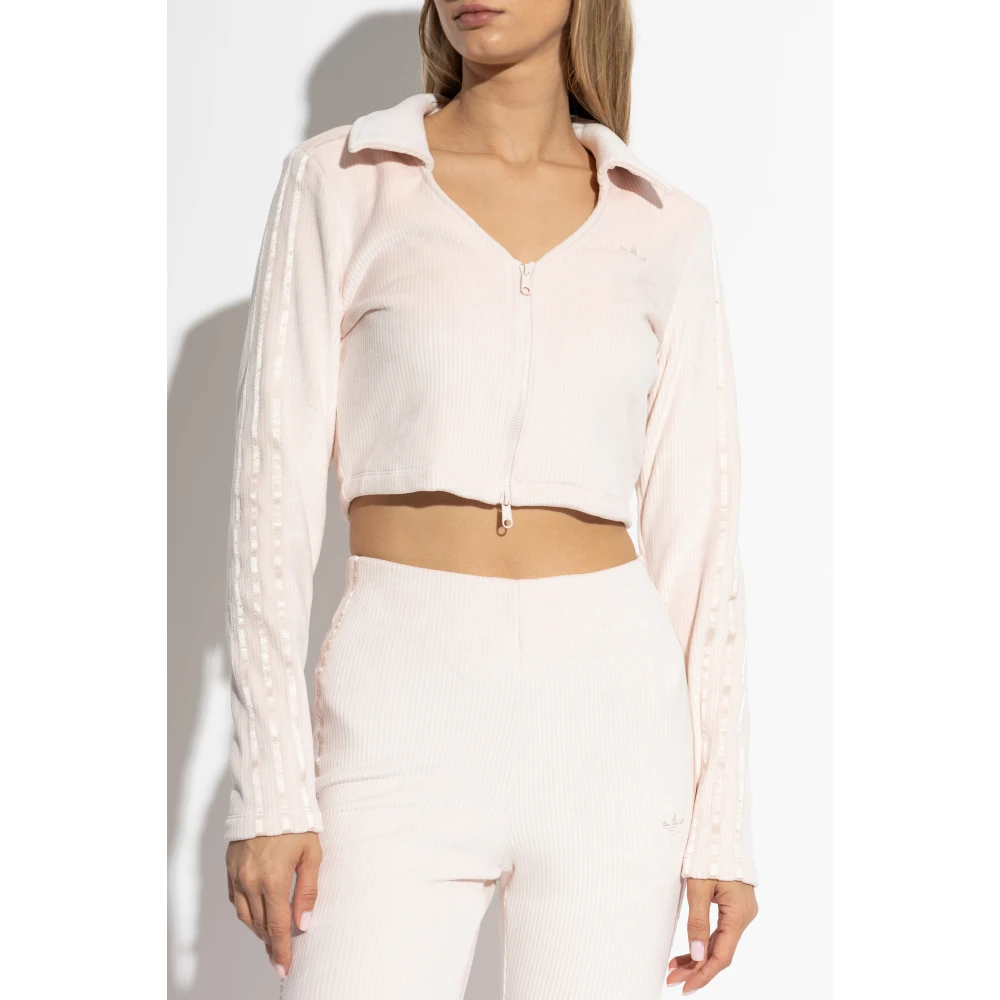 adidas Originals Geribbelde trui Beige Dames