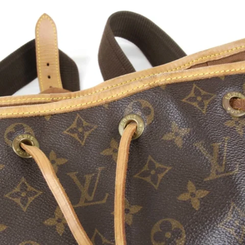 Louis Vuitton Vintage Pre-owned Canvas backpacks Brown Dames