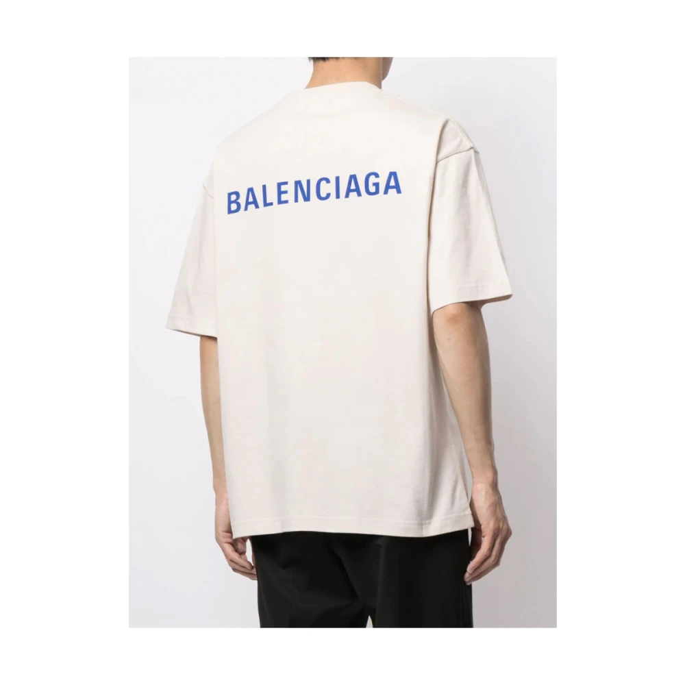Balenciaga T-Shirts Beige Heren