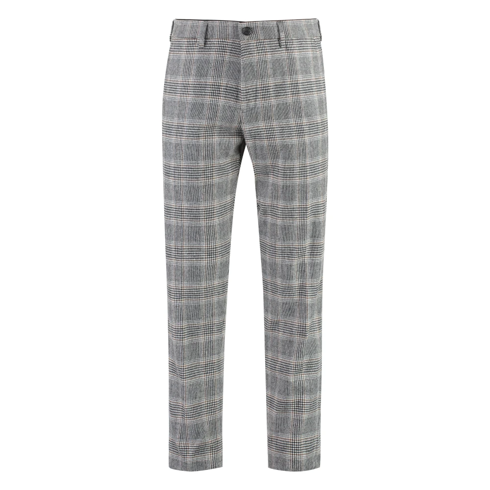 Department Five Chino Broek in wolmix Gray Heren
