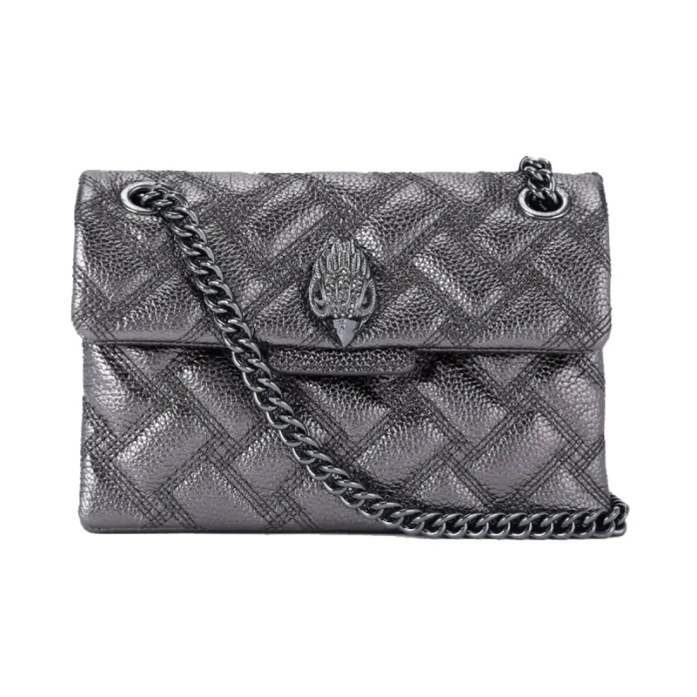 Kurt Geiger Mini Kensington Crossbody Tas Gray Dames