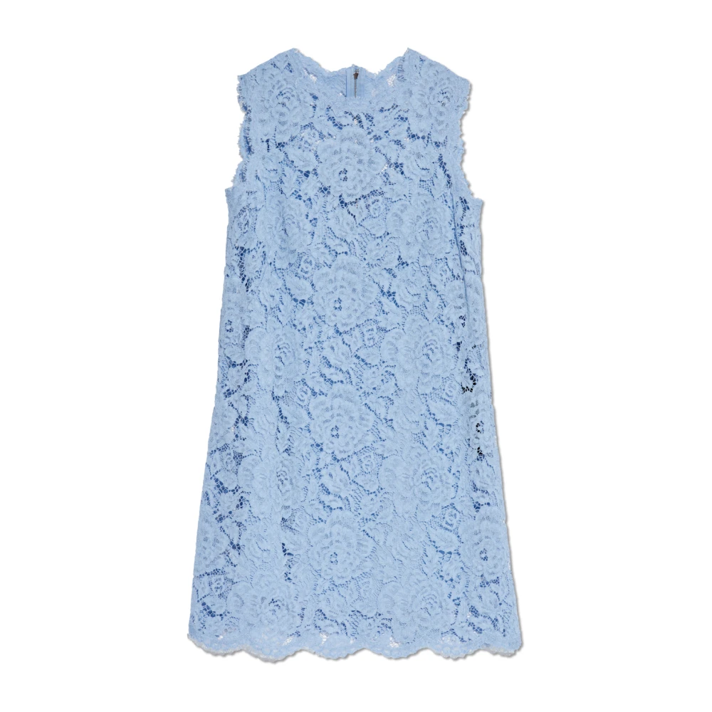 Dolce & Gabbana Kanten jurk Blue Dames