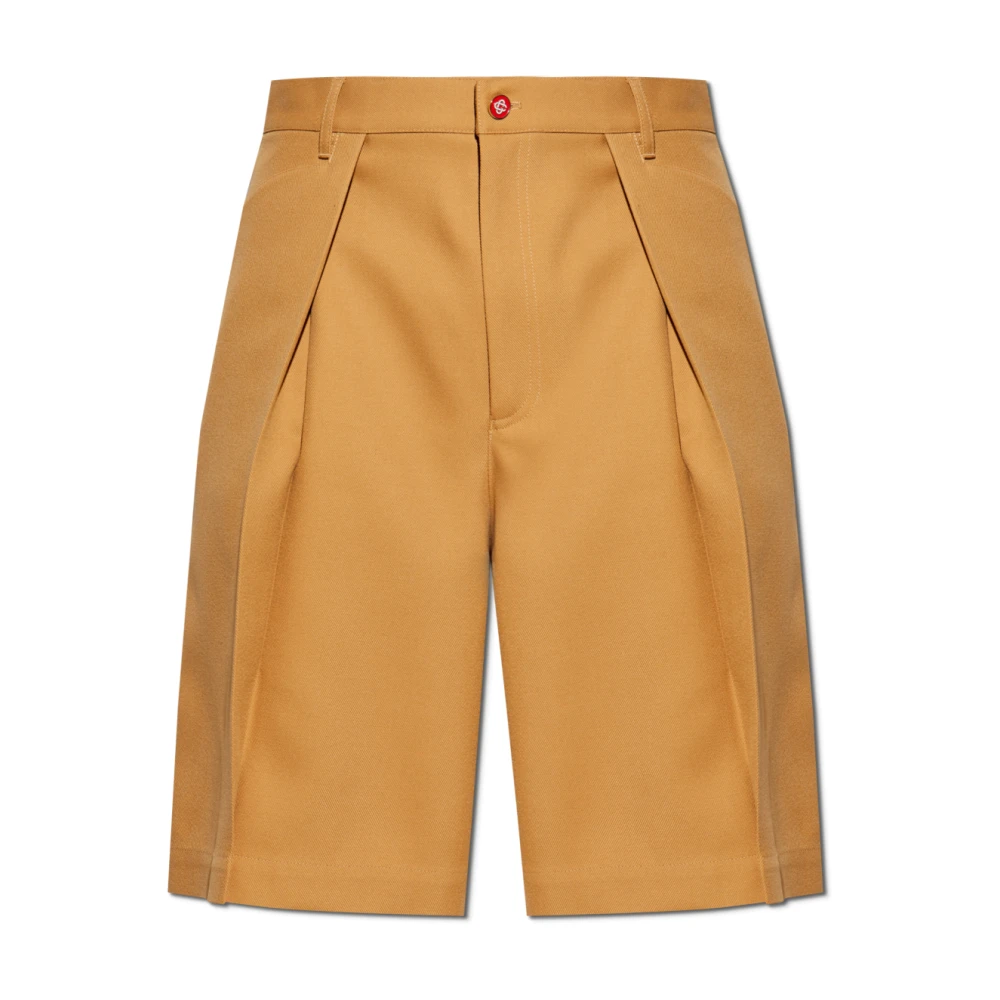 Casablanca Wollen shorts Beige Heren
