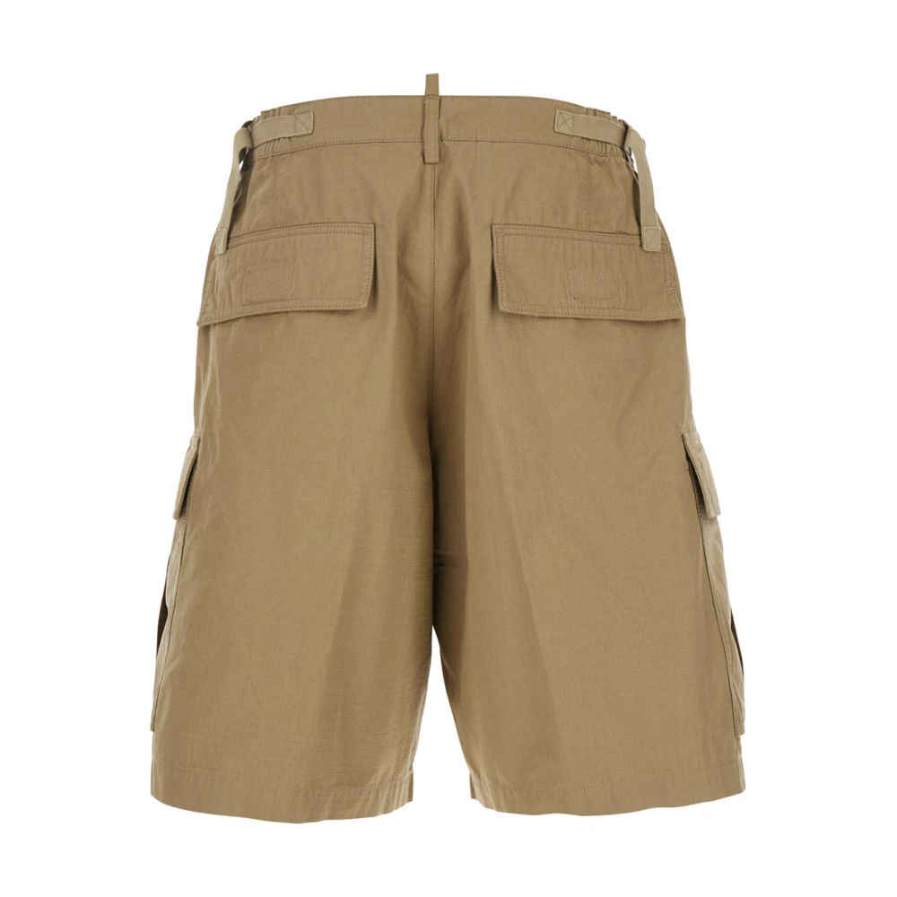 Dsquared2 Icon New Generation Beige Cargo Shorts Beige Heren
