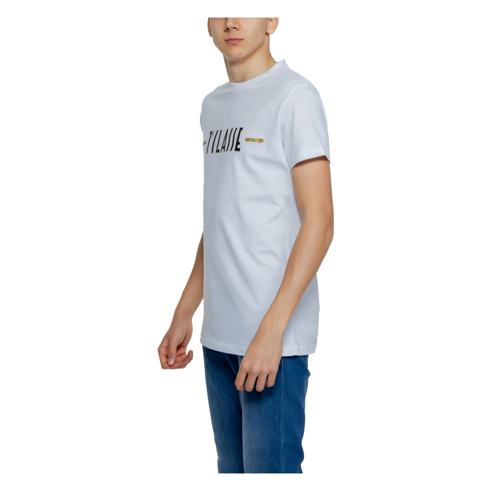 Alviero Martini 1a Classe Heren T-shirt Lente Zomer Collectie 100% Katoen White Heren