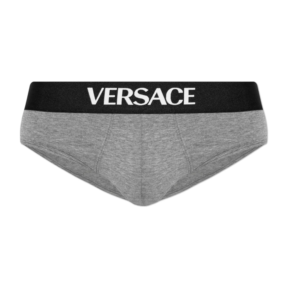 Versace Hombre Gris - Calzoncillos Con Logo - Underwear - Xl