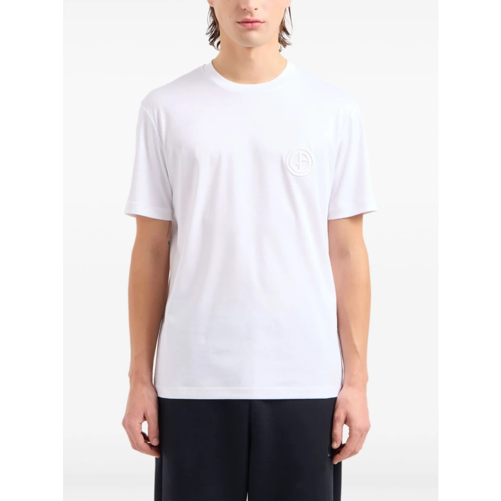 Giorgio Armani Stijlvolle U090 T-shirt White Heren