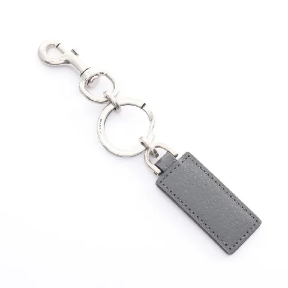 Gucci Vintage Pre-owned Metal key-holders Gray Unisex