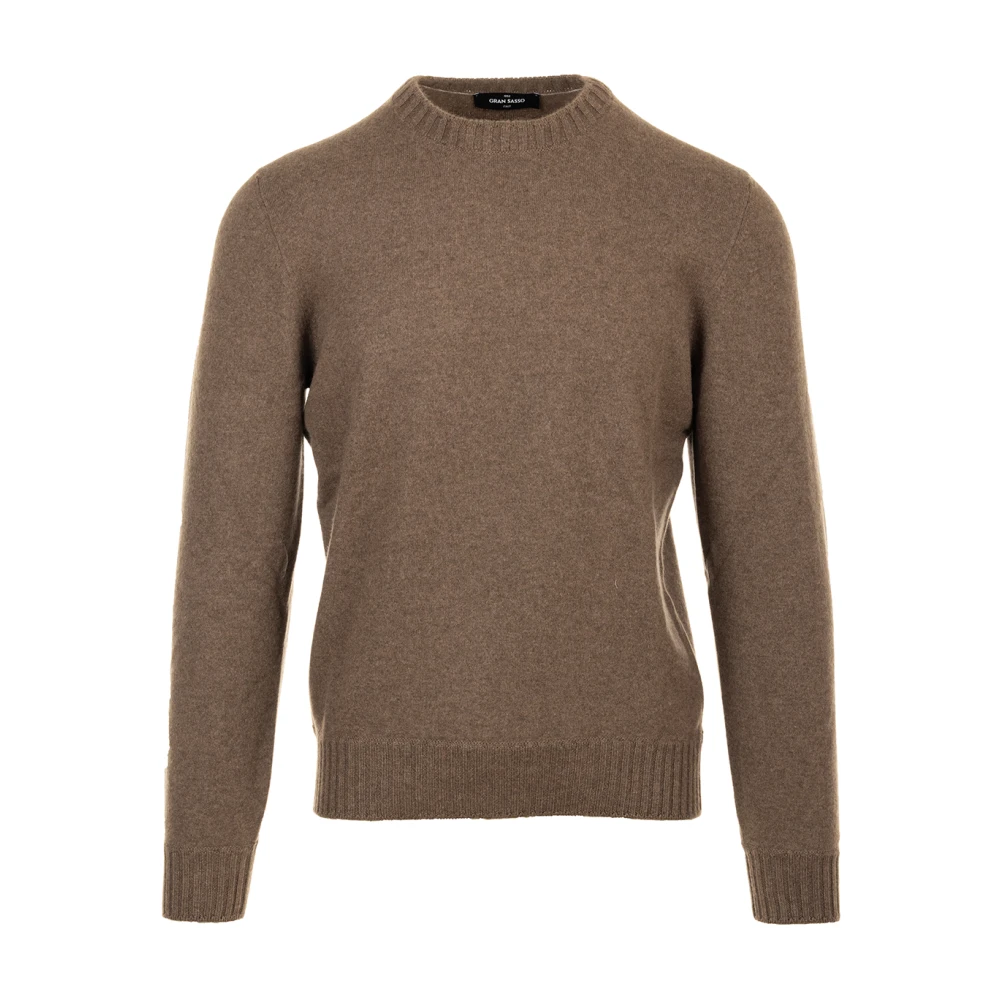 Gran Sasso Bruine Sweater Paricollo Brown Heren