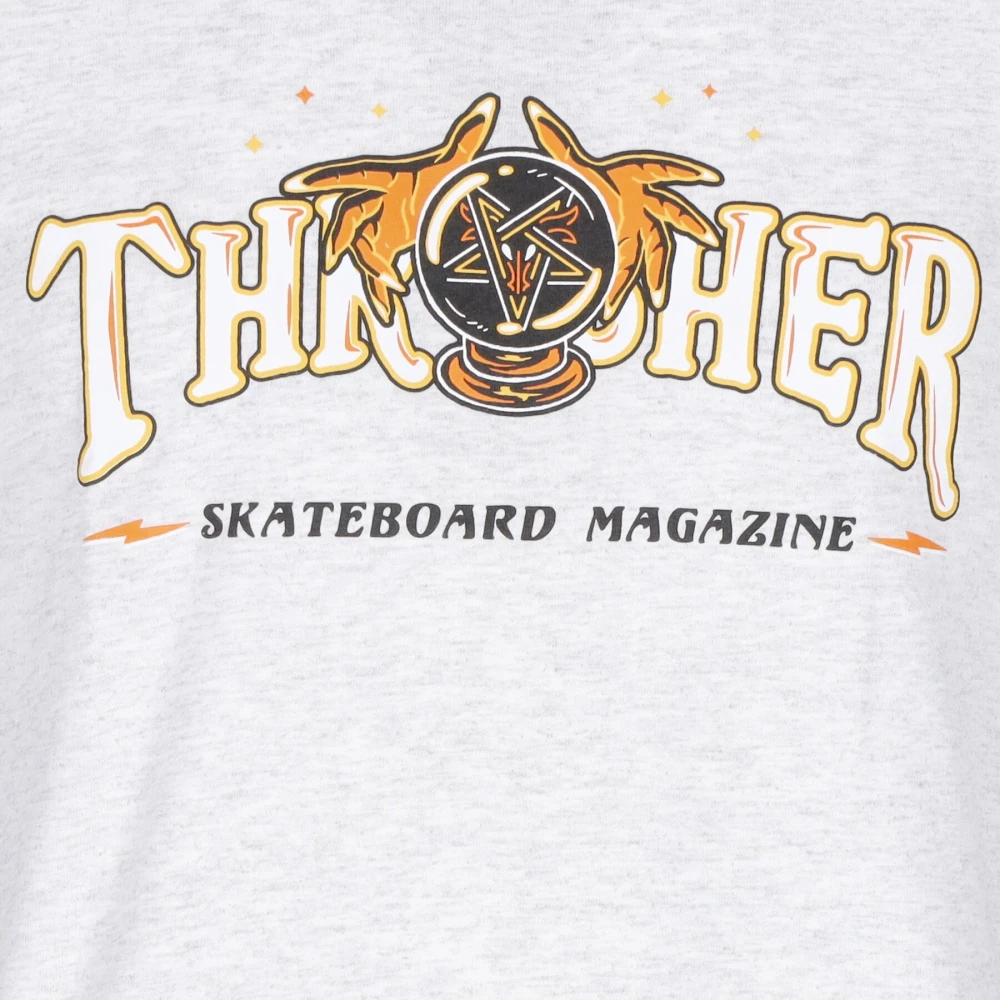 Thrasher Logo T-shirt asgrijs heren Gray Heren