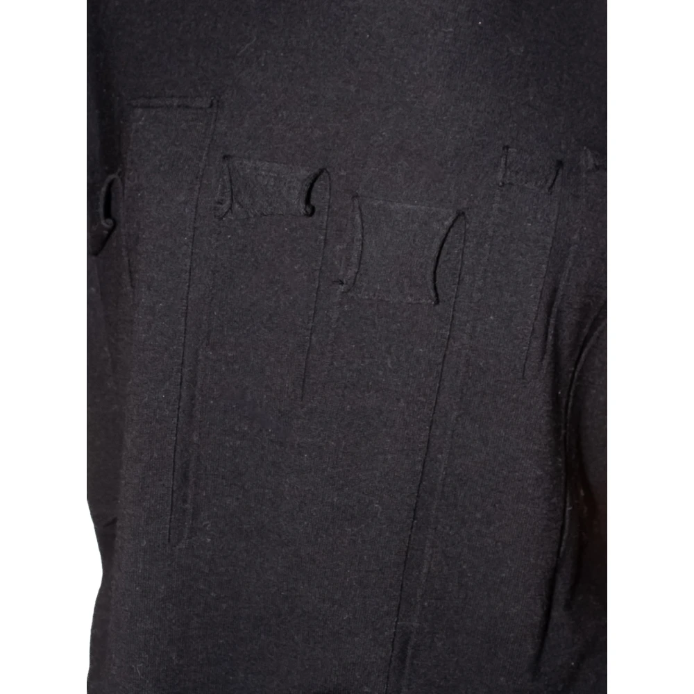 Liviana Conti Zwarte Applicatie Trui Vest Black Dames
